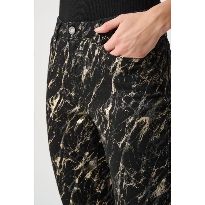Jeans, black/metallic