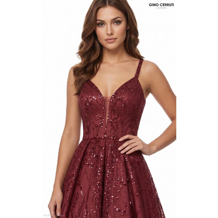 Ballkleid-Lilith, bordeaux