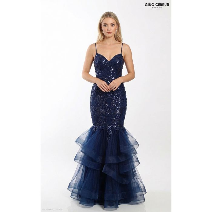 Abendkleid-Esma, navy blue