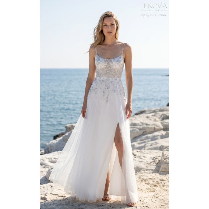 Abendkleid-Jackie, white