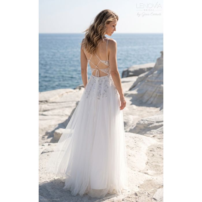 Abendkleid-Jackie, white