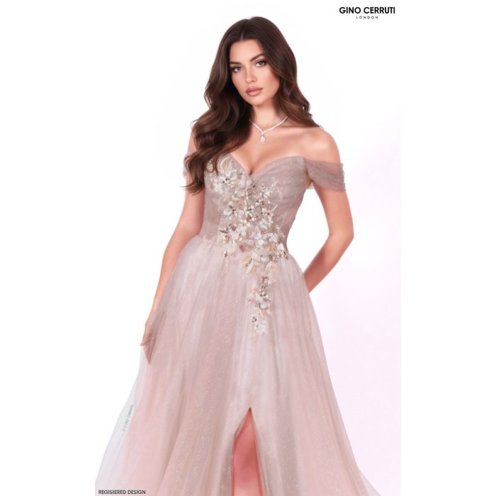 Abendkleid-Caitlyn, taupe