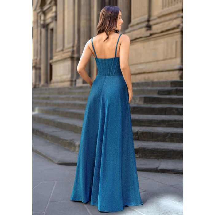 Abendkleid, peacock glitter