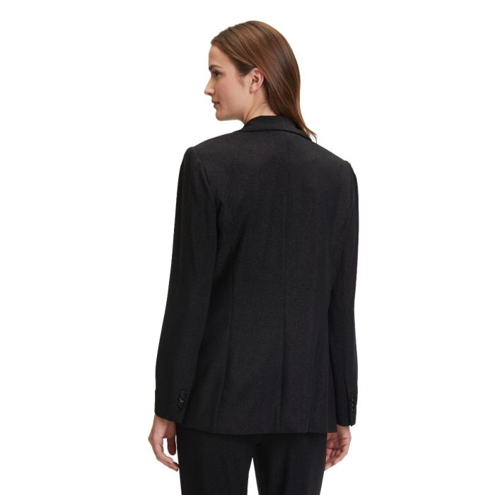 Da-Lurexblazer, black/silver