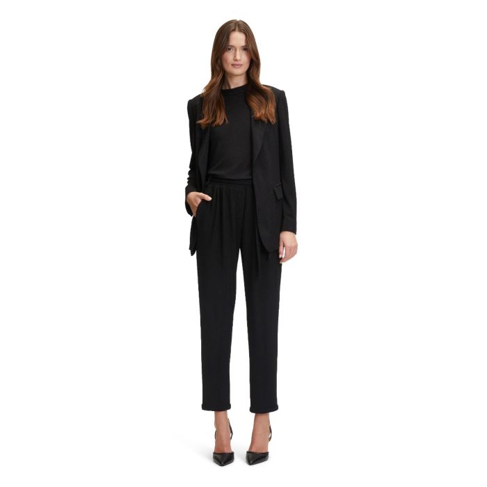 Da-Lurexblazer, black/silver