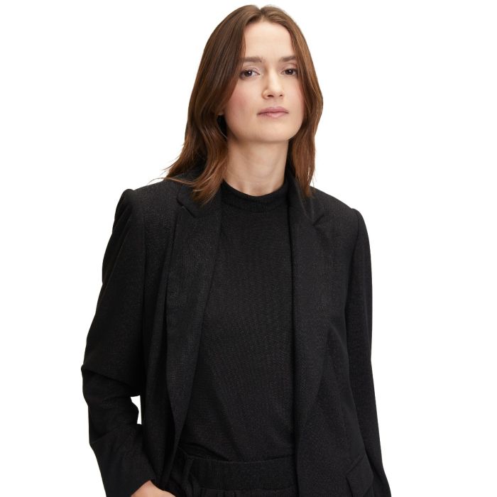 Da-Lurexblazer, black/silver