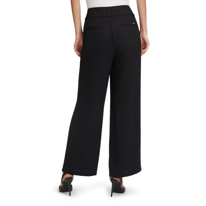 Da-Hose mit weitem Bein, black