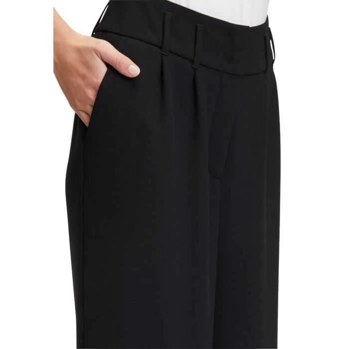 Da-Hose mit weitem Bein, black