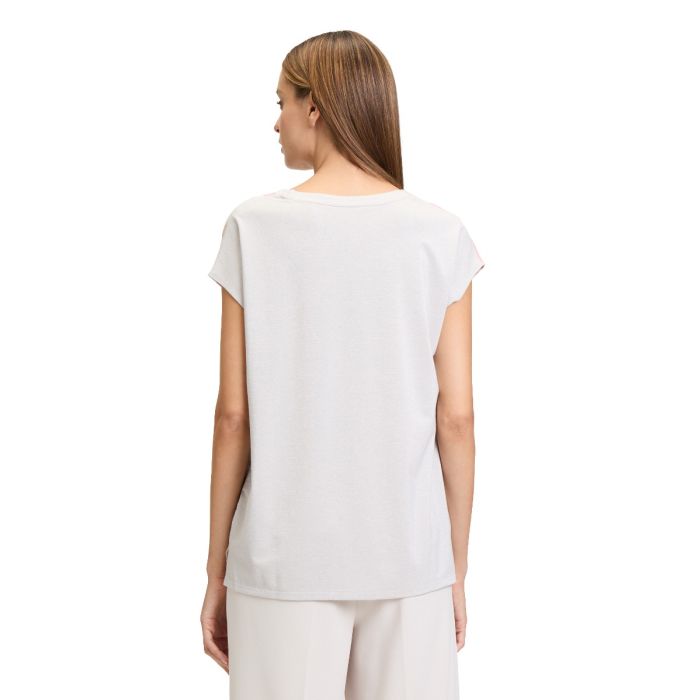 Da-Shirt, flamingo/beige