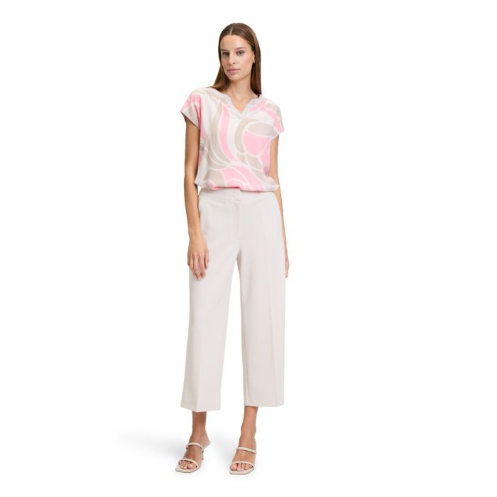 Da-Shirt, flamingo/beige