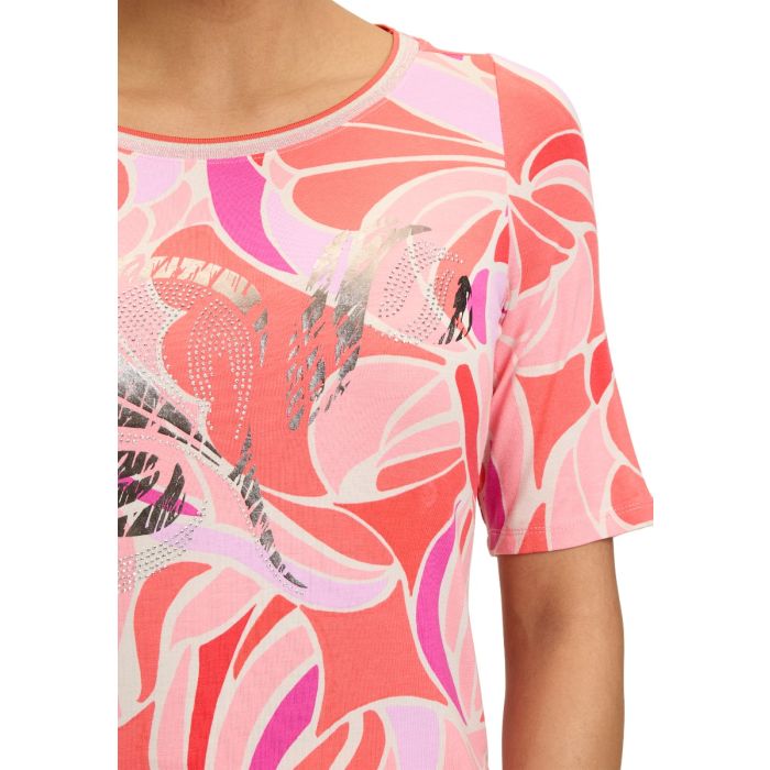 Da-Shirt, flamingo/poppy red