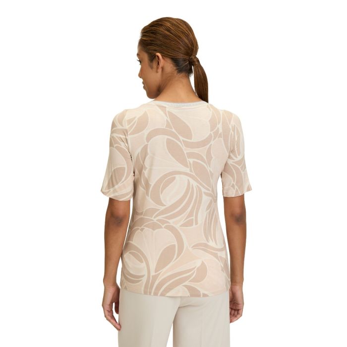 Da-Shirt, beige/silver