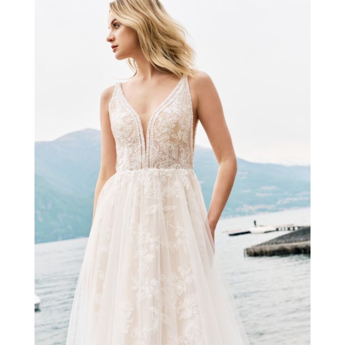 Brautkleid mit Tüllrock,beige/ivory
