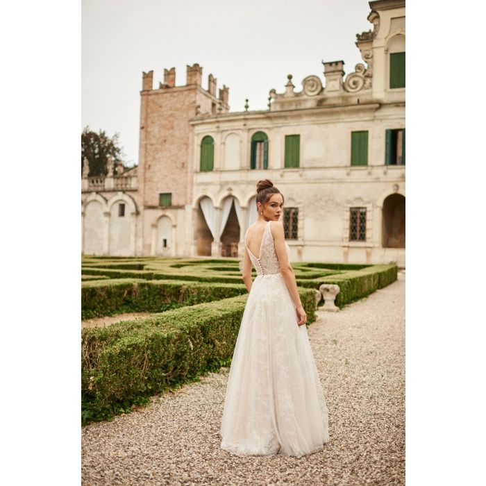 Brautkleid mit Tüllrock,beige/ivory