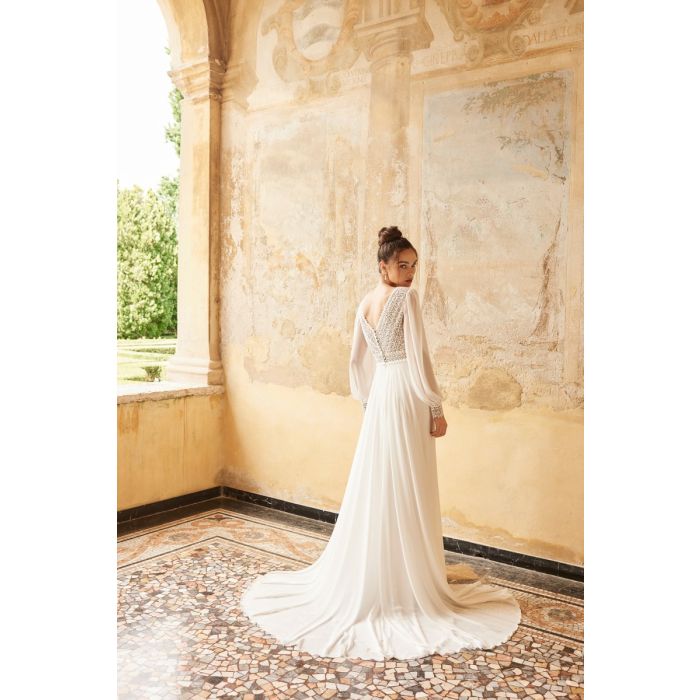 Brautkleid mit Ärmel,ivory