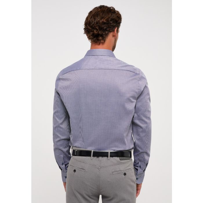 Hemd,slim fit,dark blue/silver