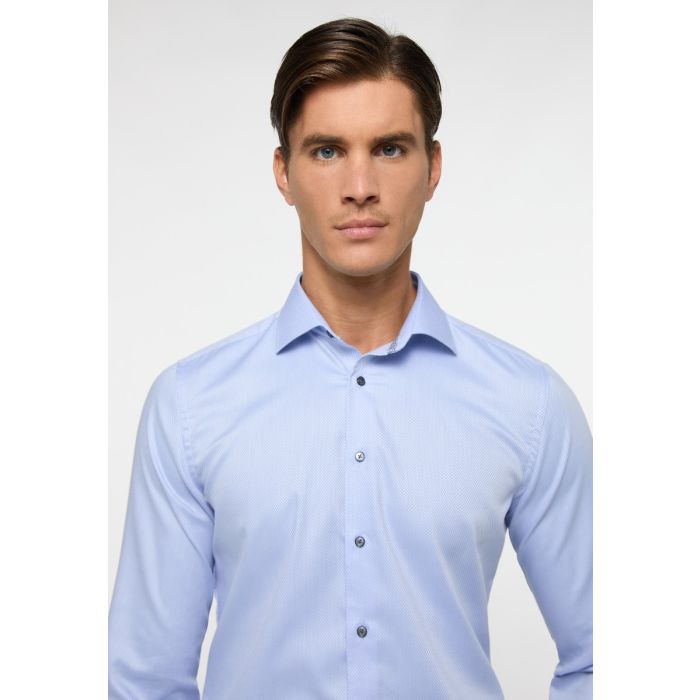 Hemd,slim fit,light blue/white
