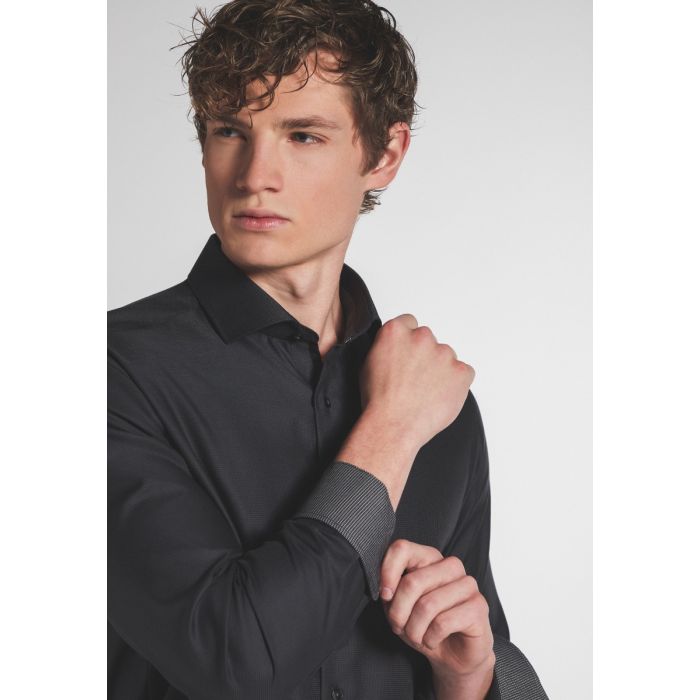 Hemd,slim fit,dark grey/black