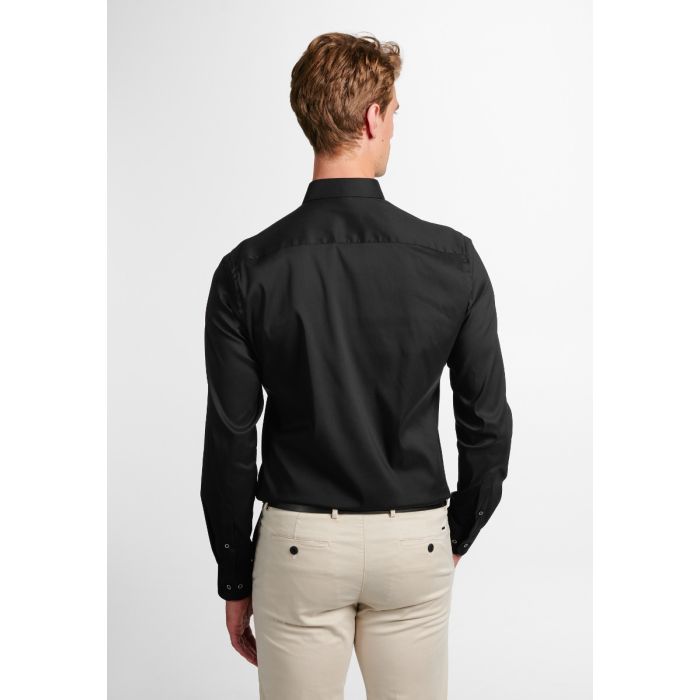 Hemd,slim fit,stretch,black