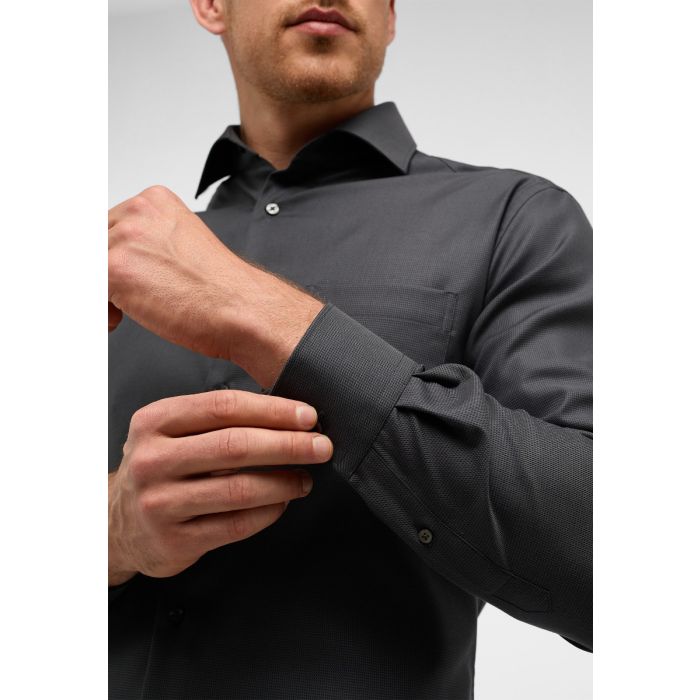 Hemd,modern fit,dark grey/black