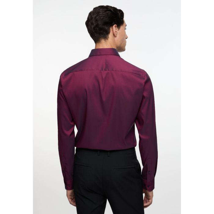 Hemd,slim fit,stretch,bordeaux