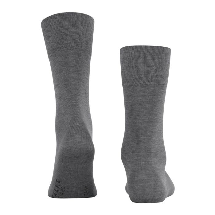 Herrensocken, steel melange