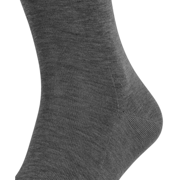 Herrensocken, steel melange