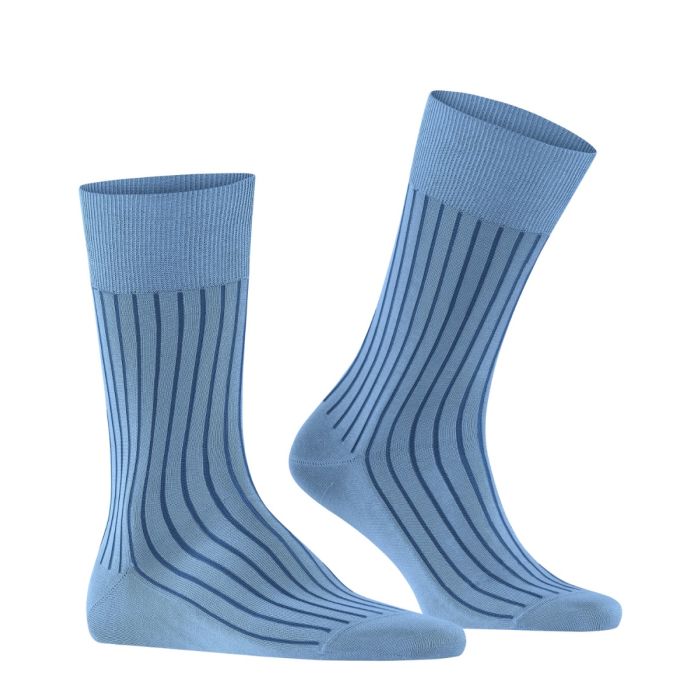 Herrensocken, light blue/blue