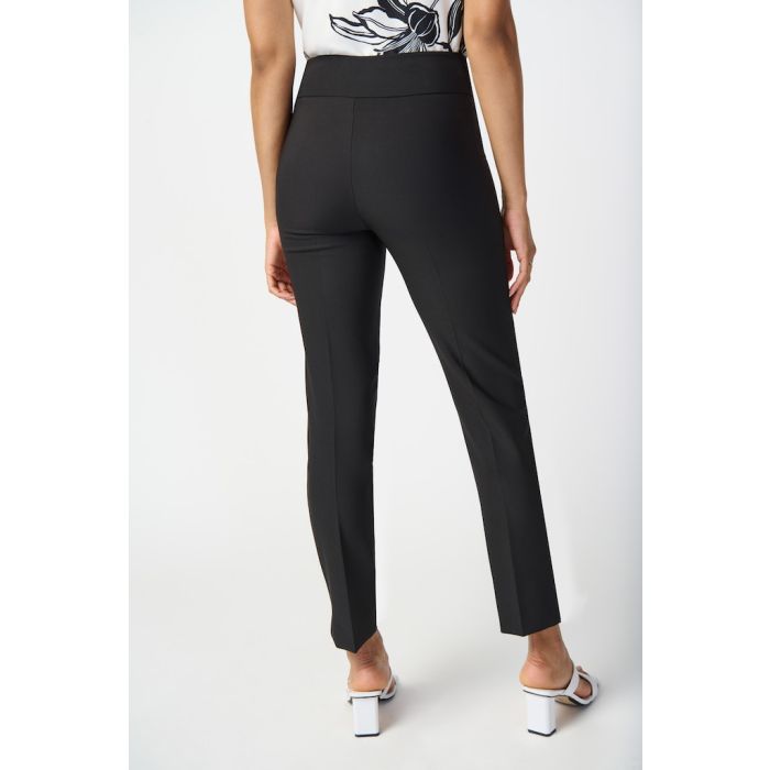 Hose, slim fit, black