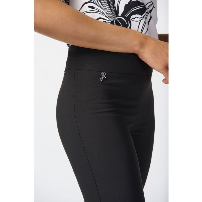 Hose, slim fit, black