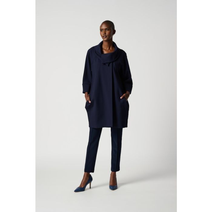 Hose mit Biese, midnight blue
