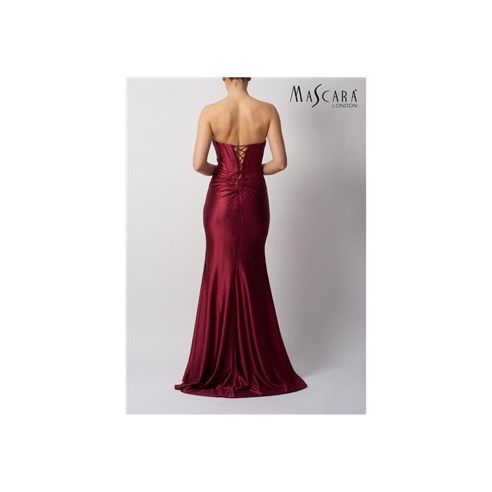 Fit & Flair Kleid, wine