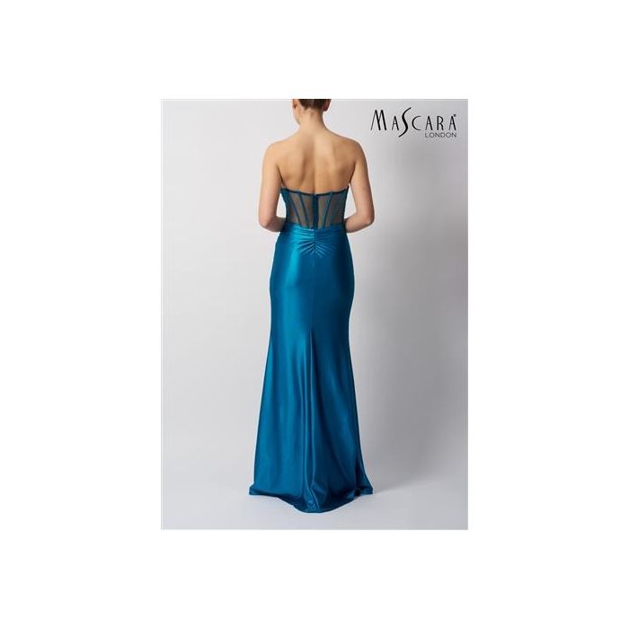 Fit & Flair Kleid, petrol