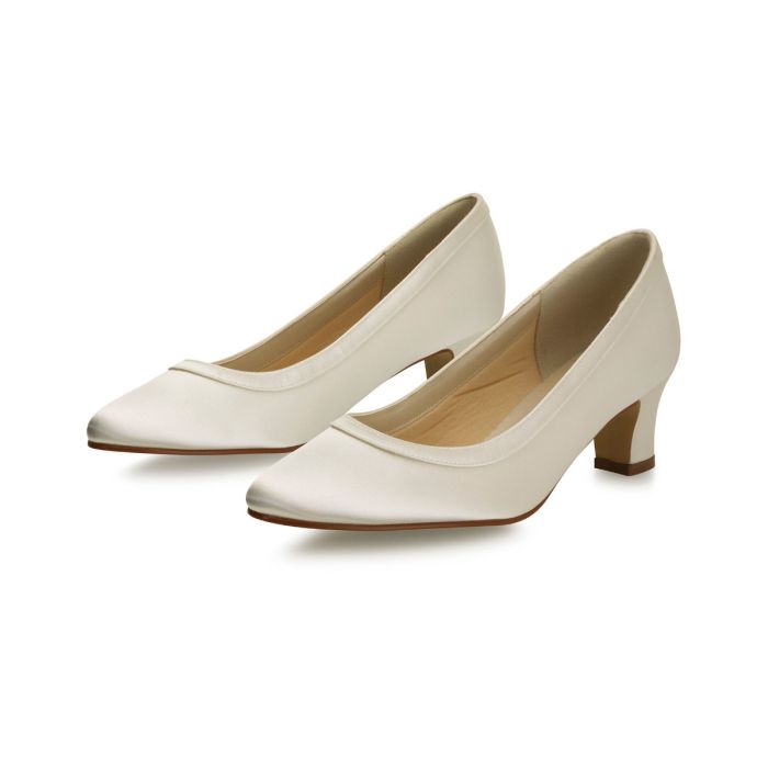 Brautpumps, ivory