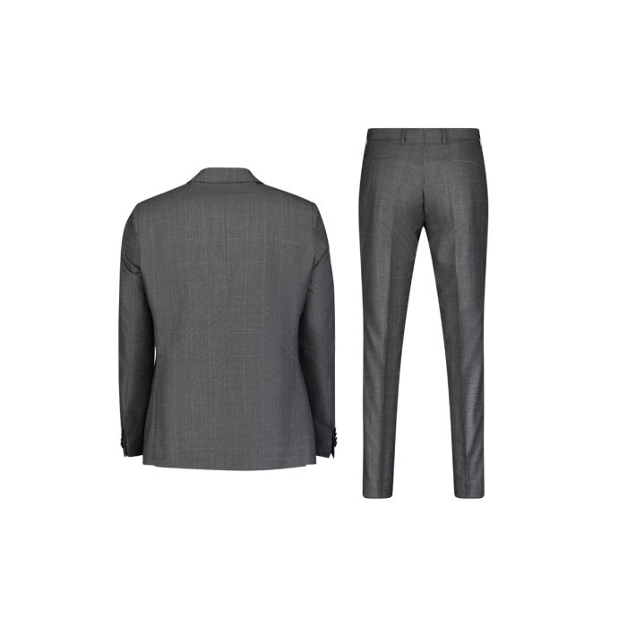 Anzug, medium grey/check