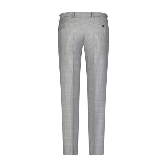 Anzug, light grey/grey/check