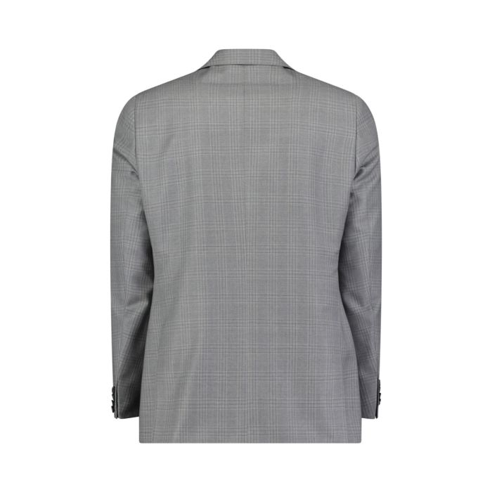 Anzug, light grey/grey/check