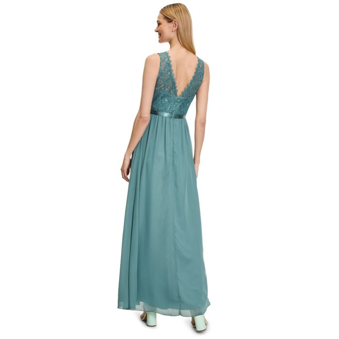 Abendkleid, eucalyptus green
