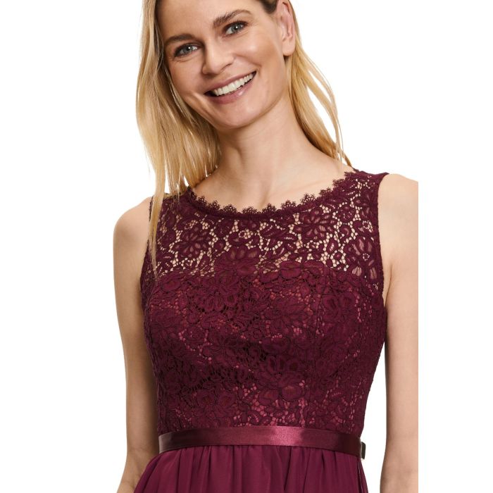 Kleid, shiny bordeaux