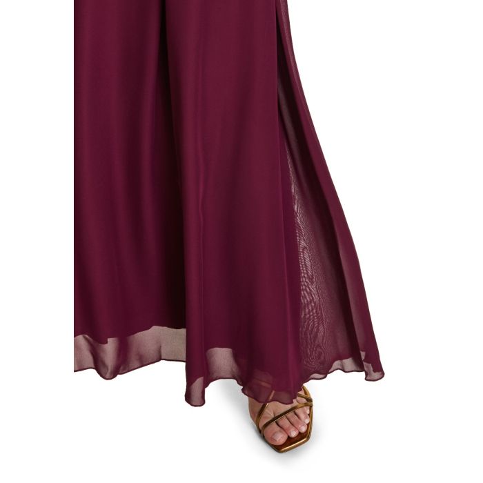Kleid, shiny bordeaux