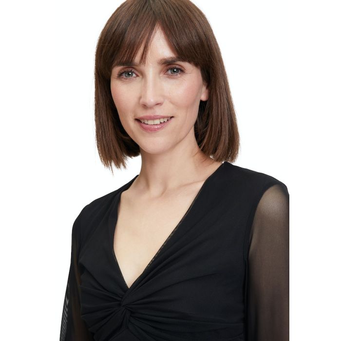 Mesh-Shirt, black
