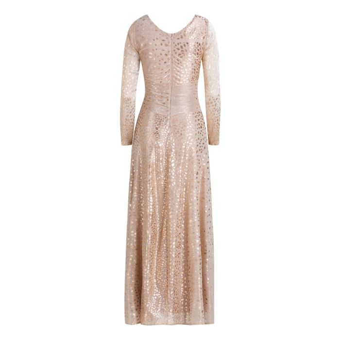 Abendkleid,white copper