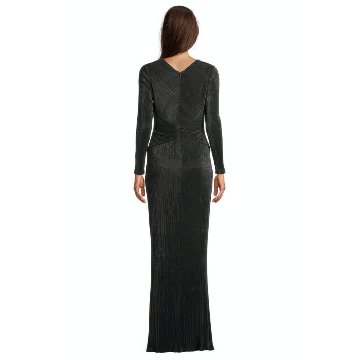 Abendkleid mit Arm, black/glitter