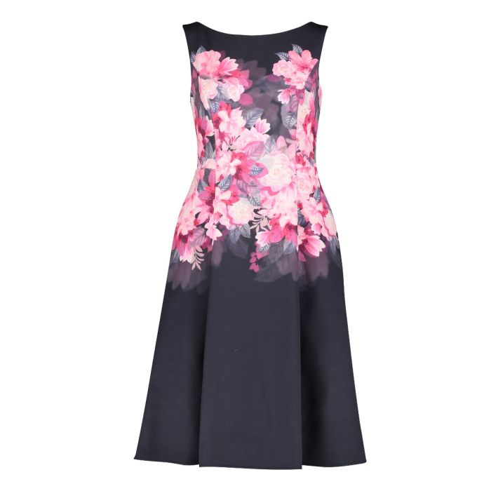 Festkleid,darkblue pink