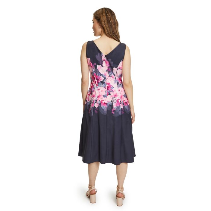 Festkleid,darkblue pink