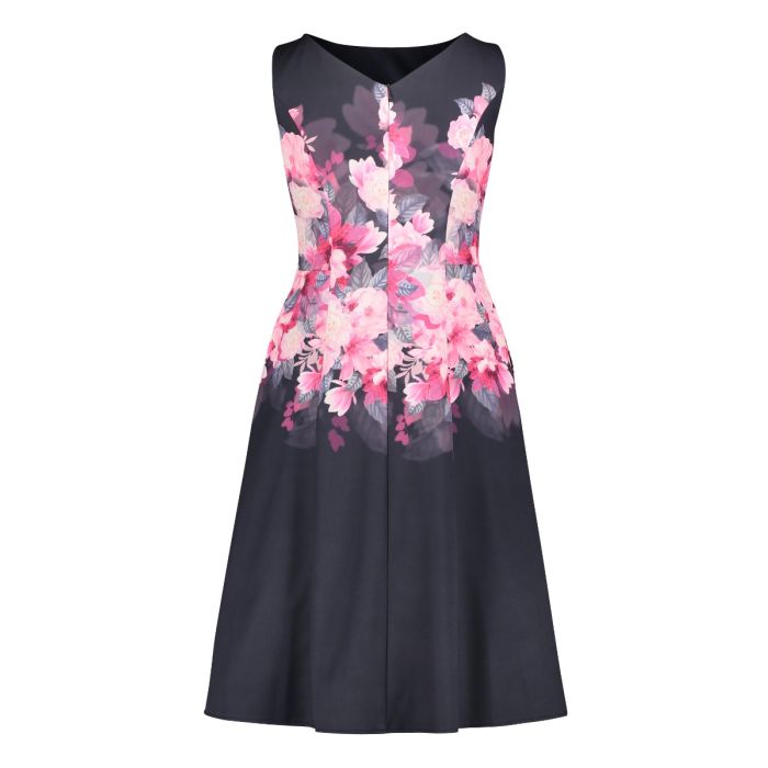 Festkleid,darkblue pink