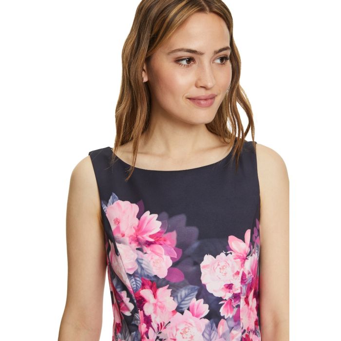 Festkleid,darkblue pink
