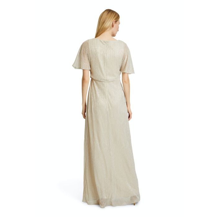 Abendkleid mit Arm, gold/silver