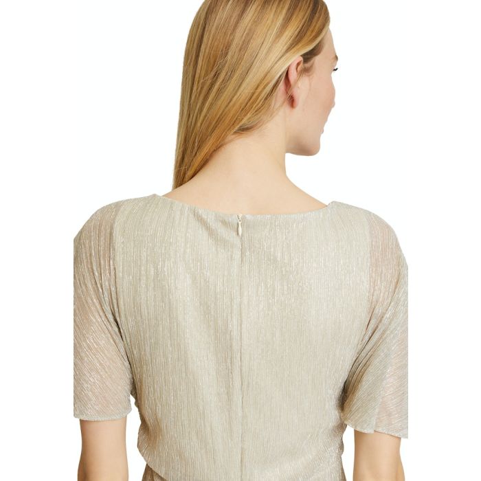 Abendkleid mit Arm, gold/silver