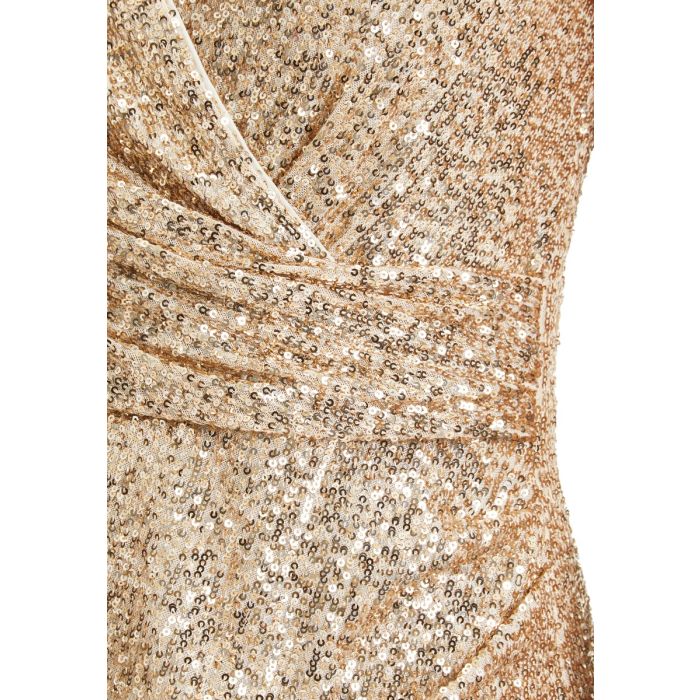 Paillettenkleid,gold-silver